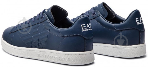 Кроссовки зимние EA7 LEATHER_SNEAKER X8X001-XCC51-00285 р.36 синие - фото 5