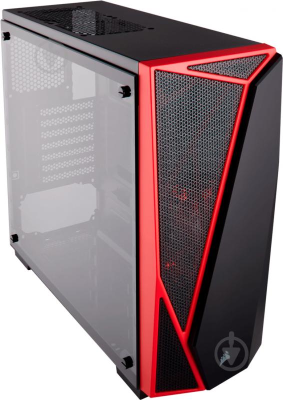 Корпус Corsair Carbide SPEC-04 Tempered Glass Black/Red (CC-9011117-WW) - фото 2