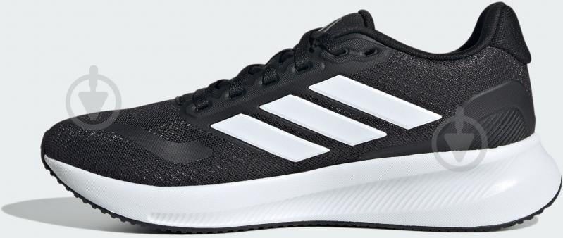 Кросівки дитячі Adidas RUNFALCON 5 J IE8589 р.39 1/3 чорні - фото 2