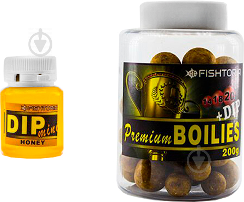 Бойлы Fishtoria Premium Boilies 200 г мед FT0009 - фото 1