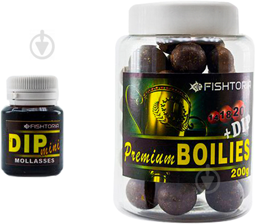 Бойлы Fishtoria Premium Boilies 200 г Меласса FT0010 - фото 1