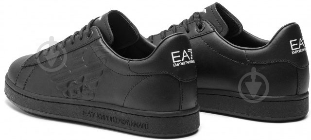 Кросівки зимові EA7 LEATHER_SNEAKER X8X001-XCC51-A083 р.42 чорні - фото 4