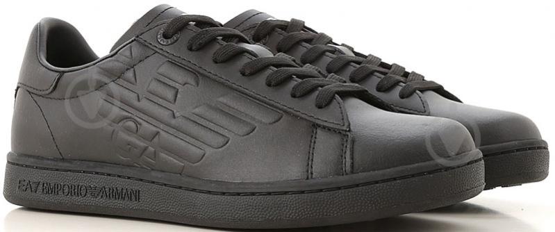 Кросівки зимові EA7 LEATHER_SNEAKER X8X001-XCC51-A083 р.42 чорні - фото 3