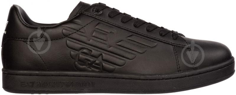 Кросівки зимові EA7 LEATHER_SNEAKER X8X001-XCC51-A083 р.42 чорні - фото 1