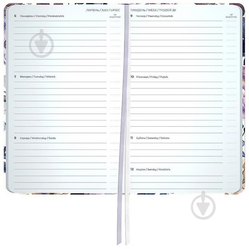 Щотижневик датований Pocket Violet Whispers Axent A6 2026 8525-26-4-A - фото 3