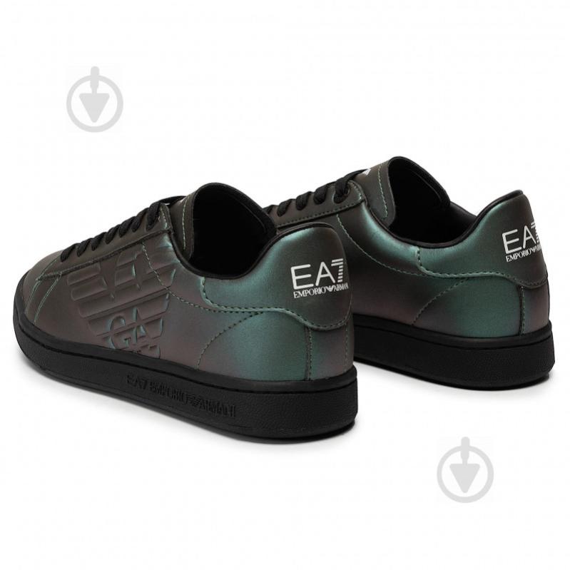 Кроссовки женские зимние EA7 LEATHER_SNEAKER X8X001-XK106-00413 р.36 2/3 черные - фото 3