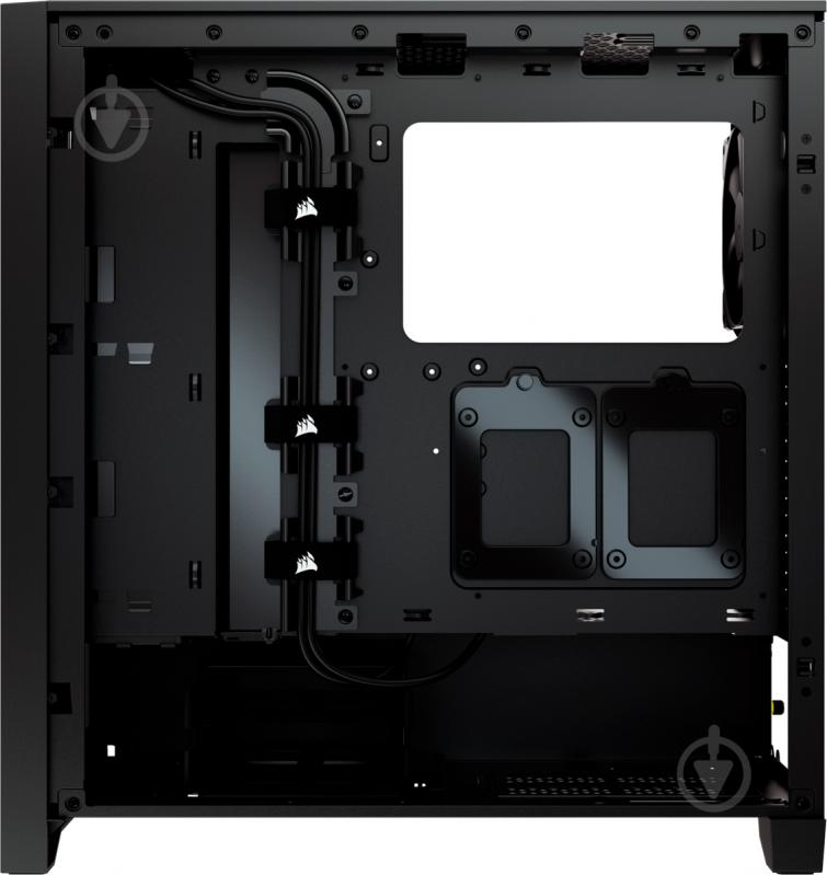 Корпус Corsair 4000D Tempered Glass Black (CC-9011198-WW) - фото 11