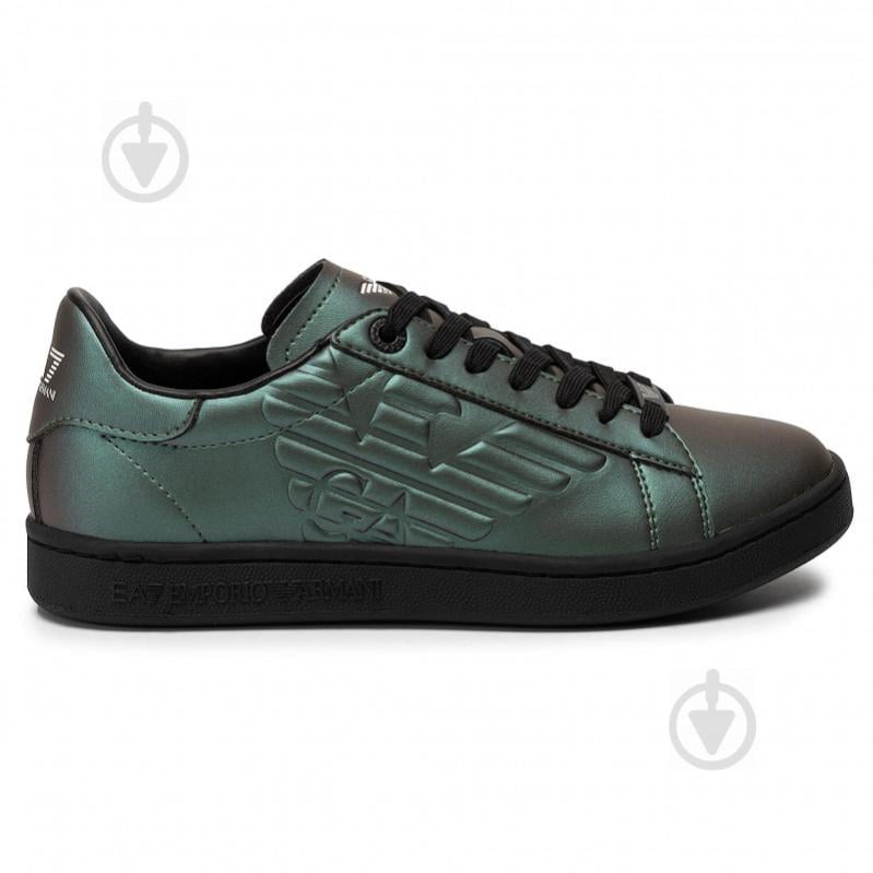 Кроссовки женские зимние EA7 LEATHER_SNEAKER X8X001-XK106-00413 р.38 черные - фото 2