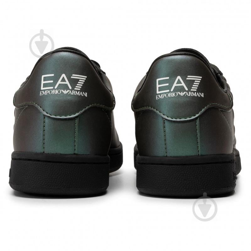 Кросівки жіночі зимові EA7 LEATHER_SNEAKER X8X001-XK106-00413 р.39 1/3 чорні - фото 6