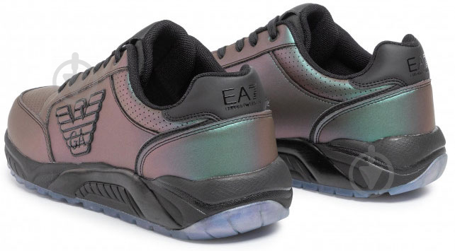 Кросівки зимові EA7 PVC/PLASTIC_SNEAKER X8X022-XK116-A542 р.44 чорні - фото 5