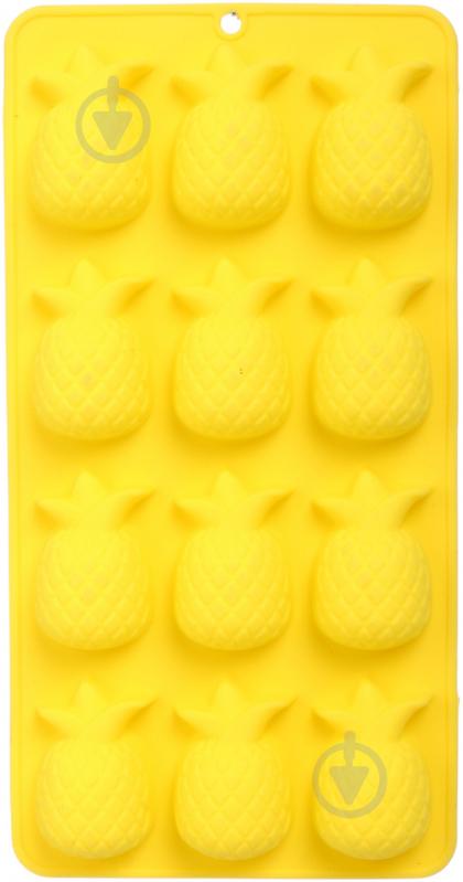 Форма для льда UP! (Underprice) Ананас 21,2х10,9х1,9 см желтый - фото 3 Форма для льда UP! (Underprice) Ананас 21,2х10,9х1,9 см желтый - фото 3