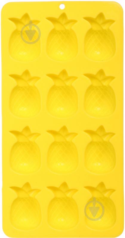 Форма для льда UP! (Underprice) Ананас 21,2х10,9х1,9 см желтый - фото 4 Форма для льда UP! (Underprice) Ананас 21,2х10,9х1,9 см желтый - фото 4