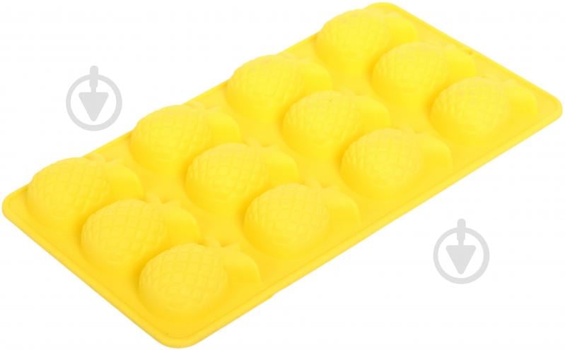 Форма для льда UP! (Underprice) Ананас 21,2х10,9х1,9 см желтый - фото 2 Форма для льда UP! (Underprice) Ананас 21,2х10,9х1,9 см желтый - фото 2