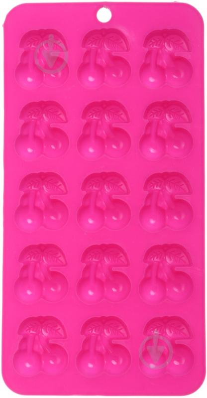 Форма для льоду UP! (Underprice) Вишня 21,2х10,9х1,9 см рожевий - фото 4 Форма для льоду UP! (Underprice) Вишня 21,2х10,9х1,9 см рожевий - фото 4