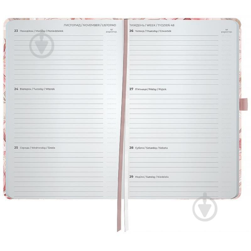 Еженедельник датированный Partner Peony Dreams Axent A5 2026 8524-26-2-A-CC - фото 3