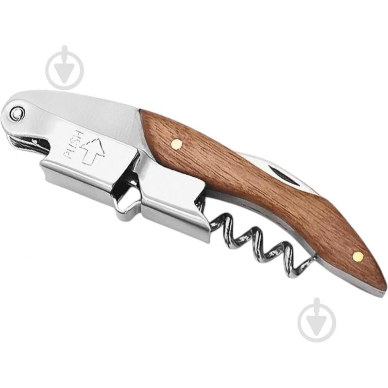 Штопор Flamberg Premium 3 в 1 коричневый - фото 1 Штопор Flamberg Premium 3 в 1 коричневый - фото 1