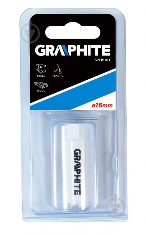 Коронка биметаллическая GRAPHITE 57H900 - фото 2 Коронка биметаллическая GRAPHITE 57H900 - фото 2