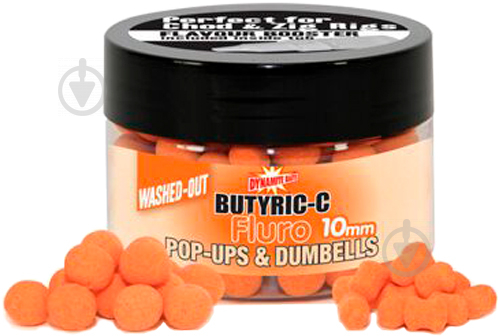 Бойли Dynamite Baits Butyric-C Fluro Pop-Ups & Dumbells 100 г Butyric-C DY614 - фото 1