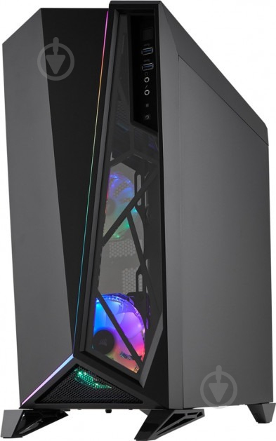 Корпус Corsair Carbide Series SPEC-OMEGA RGB Mid-Tower Tempered Glass Gaming Case Black (CC-9011140-WW) - фото 5