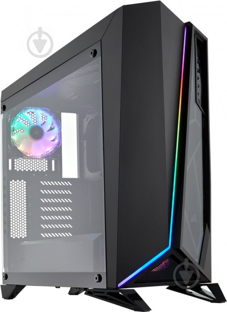 Корпус Corsair Carbide Series SPEC-OMEGA RGB Mid-Tower Tempered Glass Gaming Case Black (CC-9011140-WW) - фото 3