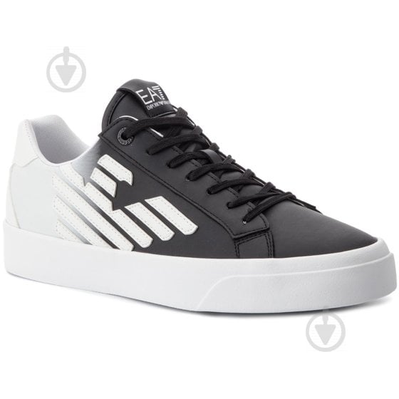 Кроссовки зимние EA7 PVC/PLASTIC_SNEAKER X8X037-XK067-A120 р.44 2/3 черные - фото 1