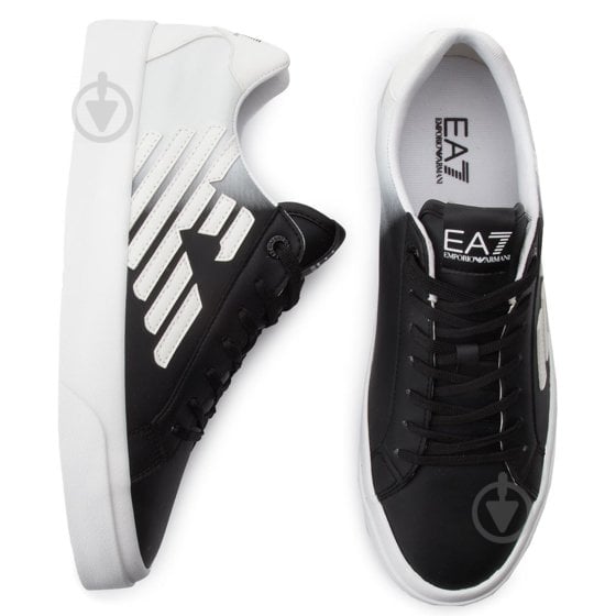 Кроссовки зимние EA7 PVC/PLASTIC_SNEAKER X8X037-XK067-A120 р.44 2/3 черные - фото 5