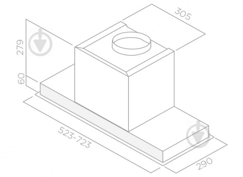 Витяжка Elica HIDDEN 2.0 IX/A/60 - фото 8