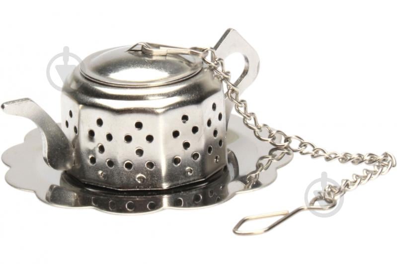 Ситечко для чая Flamberg 3,3х2,5 см нержавеющая сталь - фото 1 Ситечко для чая Flamberg 3,3х2,5 см нержавеющая сталь - фото 1