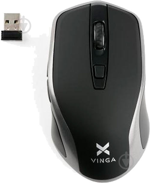 Мышь Vinga MSW-909 Silent black-grey - фото 2 Мышь Vinga MSW-909 Silent black-grey - фото 2
