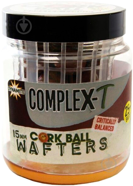 Бойлы Dynamite Baits CompleX-T Wafter Cork Ball 100 г CompleX-T DY1004 - фото 1