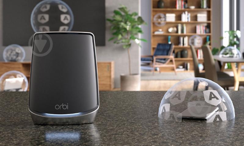 Система Wi-Fi Mesh NETGEAR Orbi RBK863SB AX6000 3 модема черный (RBK863SB-100EUS) - фото 2 Система Wi-Fi Mesh NETGEAR Orbi RBK863SB AX6000 3 модема черный (RBK863SB-100EUS) - фото 2