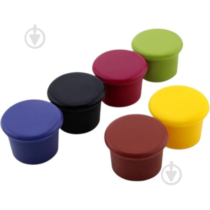 Набір пробок для вина UP! (Underprice) 3,6х2,6х3 см 4 шт. чорний - фото 1 Набір пробок для вина UP! (Underprice) 3,6х2,6х3 см 4 шт. чорний - фото 1