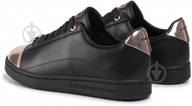 Кроссовки зимние EA7 LEATHER_SNEAKER X8X042-XK074-A981 р.36 2/3 черные - фото 2