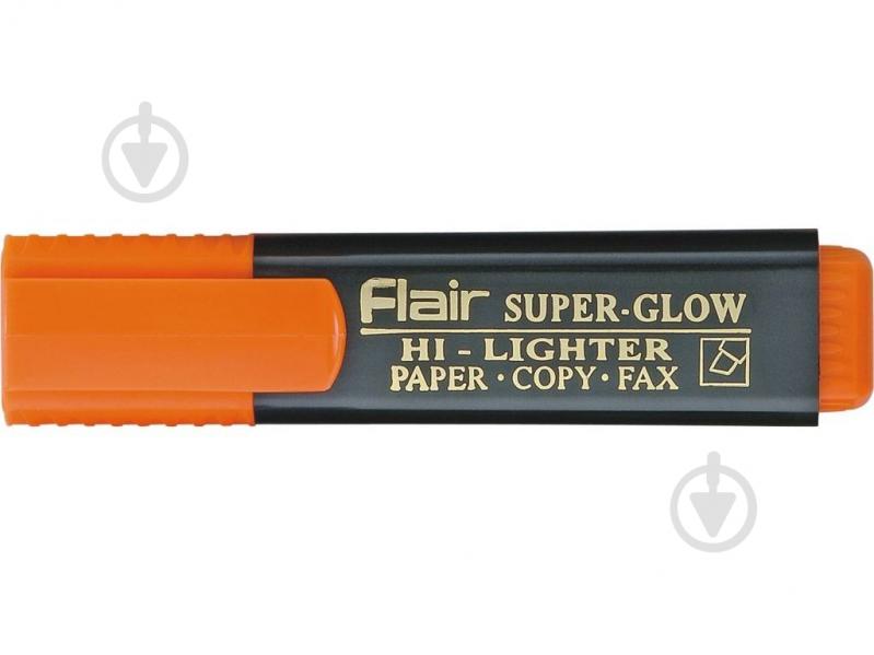 Маркер текстовий Flair Superglow Hi-lighter 1-5 мм помаранчевий 850 - фото 1