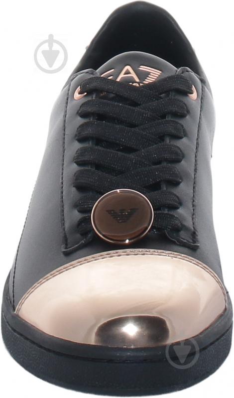 Кросівки зимові EA7 LEATHER_SNEAKER X8X042-XK074-A981 р.38 чорні - фото 3