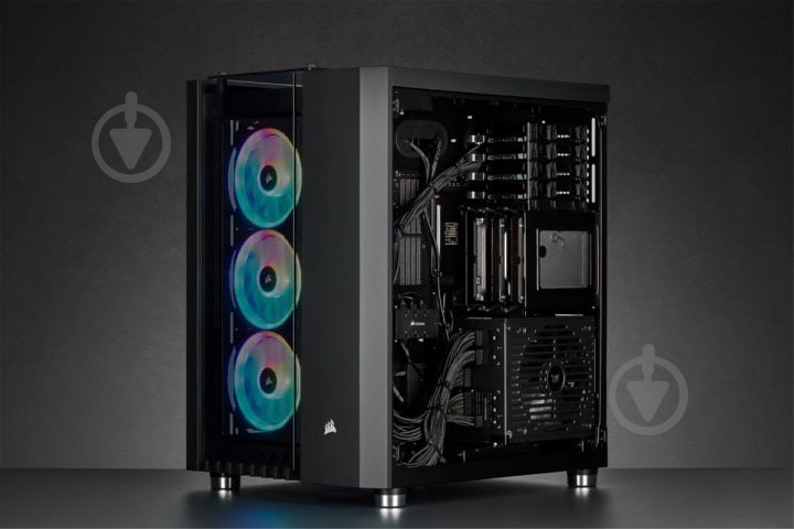 Корпус Corsair Crystal 680X RGB Black (CC-9011168-WW) - фото 9