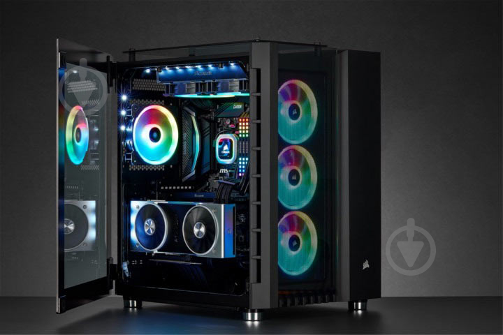 Корпус Corsair Crystal 680X RGB Black (CC-9011168-WW) - фото 7