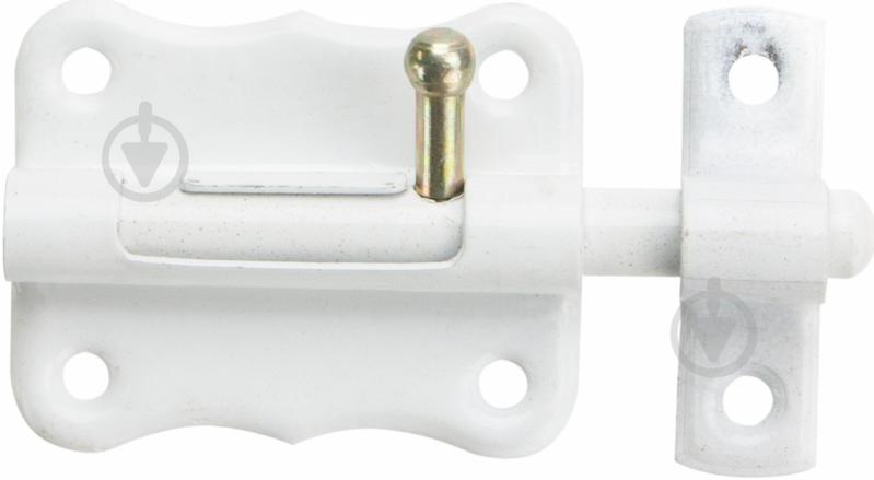 Засов №6 90x10 см белый - фото 1