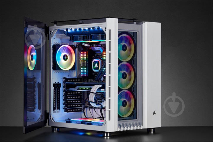 Корпус Corsair Crystal 680X RGB White (CC-9011169-WW) - фото 9