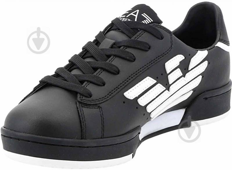 Кросівки зимові EA7 LEATHER_SNEAKER X8X043-XK075-A120 р.38 2/3 чорні - фото 4