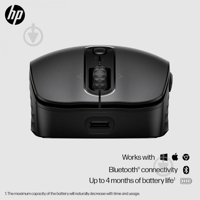 Мышь HP 690 Rechargeable BT black (7M1D4AA) - фото 18 Мышь HP 690 Rechargeable BT black (7M1D4AA) - фото 18