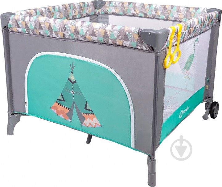 Манеж Lionelo Stella turquoise scandi LO.ST06 - фото 1 Манеж Lionelo Stella turquoise scandi LO.ST06 - фото 1