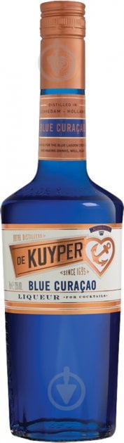 Лікер De Kuyper Blue Curacao 24% 0,7 л - фото 1