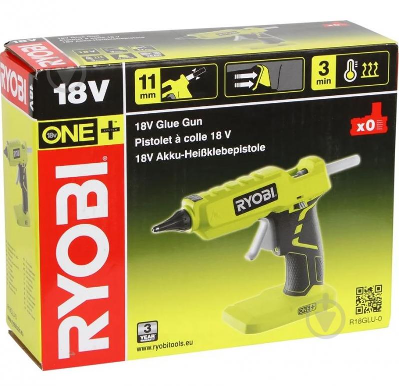 Пістолет клейовий RYOBI R18GLU-0 - фото 6