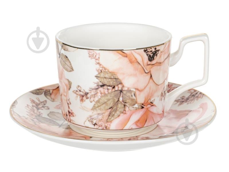 Чашка с блюдцем Lefard Rose 200 мл 975-062 - фото 1 Чашка с блюдцем Lefard Rose 200 мл 975-062 - фото 1
