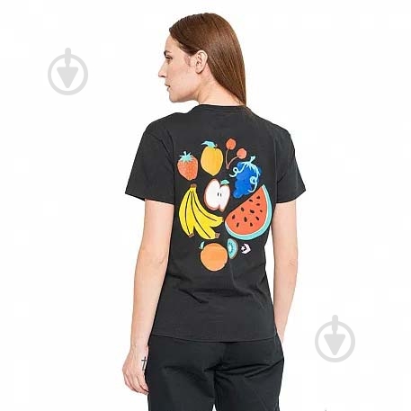 Футболка Converse Relaxed Fruit Medley Tee 10022969-001 р.S черный - фото 2