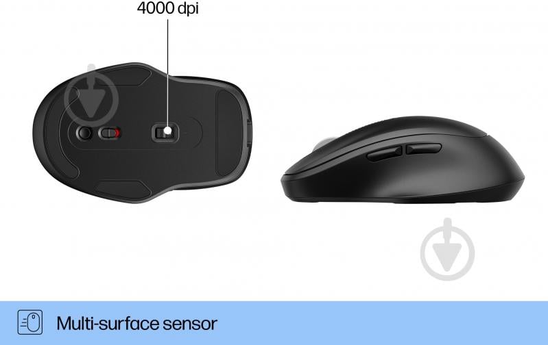 Мышь HP 510 Ultra-Fast Rechargeable Wireless black (9C2F6AA) - фото 5