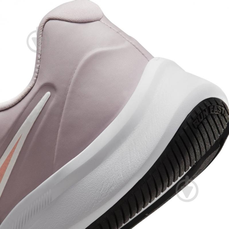 Кросівки для дівчаток демісезонні Nike Star Runner 3 DA2776-501 р.38 бузкові - фото 10 Кросівки для дівчаток демісезонні Nike Star Runner 3 DA2776-501 р.38 бузкові - фото 10