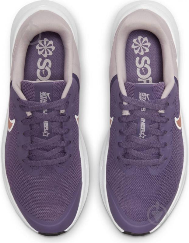 Кросівки для дівчаток демісезонні Nike Star Runner 3 DA2776-501 р.38 бузкові - фото 7 Кросівки для дівчаток демісезонні Nike Star Runner 3 DA2776-501 р.38 бузкові - фото 7