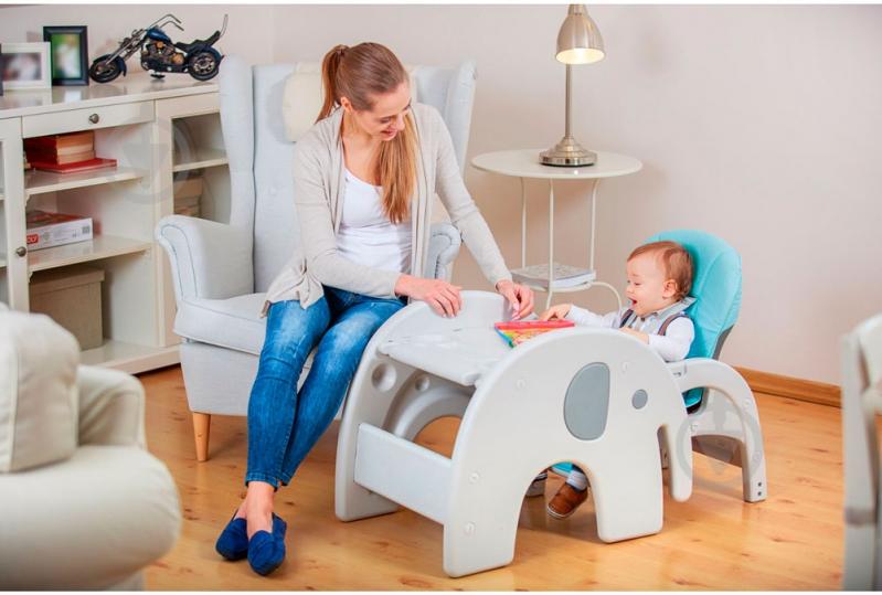 Стульчик-трансформер Lionelo Eli голубой LO.EL01 - фото 7